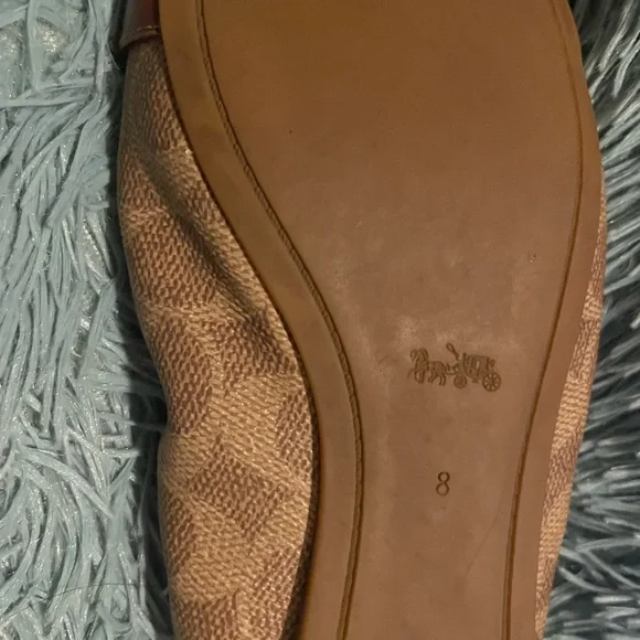 Coach Tan and Brown Women's Flats - Picture 3 of 4